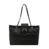 2025 Nuevo Estilo de Verano Bolso de Cadena Rombo de Textura Suave Bolso Tote de Gran Capacidad Bolso de Hombro de Moda Tendencia Bolso Grande
