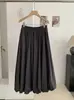 Falda KEKEZOON de Cintura Alta con Forma de Capullo Hinchado para Mujer, Falda Larga de Linterna Suelta de Línea A para Otoño, Moderna 8710