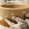 Nido con Tabla Rascadora para Gatos Que No Suelta Migas, Tabla Rascadora para Gatos, Nido para Gatos, Cuenco Rascador para Gatos Estilo Alce de Una Pieza, Juguete para Gatos, Tabla Rascadora Anti-Arañazos para Gatos