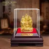 Nuevo Terciopelo Arena Oro Fortuna, Longevidad, Riqueza, Dios de la Riqueza de Cinco Vías Adornos, Templo, Sala Budista, Regalos para Eventos de Compañías de Seguros