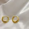 Ear cuffs de personalidad europea y americana exagerados de metal pesado de alta gama, aretes de círculo grande, aretes de diseño retro francés
