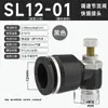 Cilindro Neumático Conector Rápido de Cánula Válvula de Flujo Ajustable Sl4-M5/6-01/8-02/10-03/1 Metabo