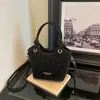 Bolso Tote Pequeño Súper Caliente para Viajes de Trabajo para Mujer 2026 Nuevo Otoño Retro Estampado de Leopardo Bolso de Hombro Único Bolso Cruzado Tipo Cubo