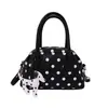 Bolsa de Moda de Lunares de Verano 2026 Transfronteriza, Bolso de Hombro, Bolso de Mano para Mujer, Bolso de Bowling, Bolso de Gran Capacidad