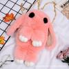 Bolsa Coelho Morto Brincando Bolsa Coelho Transversal Corrente Bolsa Coelho Coelho Rex Falso Bolsa Coelho Bolsa de Pelúcia Bolsa de Ombro Mochila Bolsa Coelho