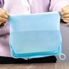 Sacos de Silicone de Grau Alimentício para Conservação de Alimentos Transfronteiriços, Sacos de Embalagem para Geladeira Doméstica para Selar Frutas, Sacos Herméticos para Armazenamento de Alimentos