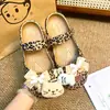 Zapatos de ballet con estampado de lunares estilo Ins, leopardo KT, accesorios para DIY, dijes de zapatos de moda y versátiles, hebillas decorativas para zapatos con agujeros