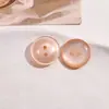 Botones Redondos Versátiles de Perla Colorida Parches de Joyería Acrílica Pendientes DIY Accesorios para Llaveros