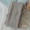 LeggingsLolita Retorcidos Estilo Japonés Blanco Leche Otoño e Invierno Forrados de Felpa Engrosados Cintura Alta Moldeadores de Vientre Medias de Punto Color Avena