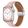 Adequado para Pulseira Apple Watch, Pulseira de Relógio com Padrão de Couro Lichia, Fivela Magnética, Pulseira Apple Watch Se8 Geração Ultra