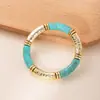 Pulsera de Tubo Curvo de Acrílico Elegante de Moda Europea y Americana, Diseño en Forma de Arco, Multicolor, Retro, Simple, Pulsera Versátil