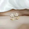 Novos brincos de moda feminina transfronteiriços, de alta qualidade, luxo leve, tarrachas e brincos pendentes versáteis, acessórios estilosos e únicos em estoque