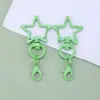 Chaveiro de Lagosta Estrela de Cinco Pontas Pintada Colorida Pingente de Chaveiro Boneca Cor Macaron Acessório para Corrente de Celular Pequeno Enfeite para Pendurar