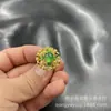 Viva a alta cor de calcedônia verde gelo prata incrustada Imperial Green mulheres clavícula cadeia pingente colar presente uma geração de cabelo
