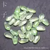 Pétalos de ágata 9x17mm ágata verde uva clips pétalos de suculenta horquilla estilo antiguo DIY horquilla de jade accesorio de flor