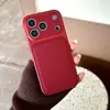 Capa Anti-Arranhão para Celular para iPhone 18 Pro Max, Textura de Couro, Cor Sólida, À Prova de Choque, Capa Rígida para iPhone 16, 15, 14
