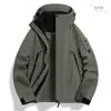 Chaqueta tres en uno estilo montaña para mujer, azul, para senderismo, viajes, uso en Xinjiang, cortavientos, impermeable, ropa de montañismo, hombres