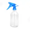 Pistola pulverizadora de calibre 28-410 con botella de cuello delgado de 500 ml, color transparente, para agua hidratante, limpieza y humedad, botella vacía