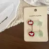 Novos Estilos Presilhas de Cabelo Infantis com Estampa Xadrez, Frutas e Animais, Grampos, Presilhas Laterais, Presilhas para Franja