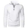 Sudadera Casual de Media Cremallera con Cuello Alto 2026 Transfronteriza Moderna Simple Holgada Tallas Grandes Forro Polar de Amazon Sudadera para Hombre
