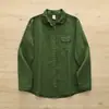 Colección Otoño 2026: Cardigan de Color Sólido Estilo Japonés con Cuello Solapa y Bolsillo para Mujer Camisa de Manga Larga Top Casual Tendencia al por Mayor