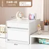 Gabinete de Almacenamiento Debajo del Escritorio Tipo Cajón Oficina Caja para Papelería A4 Gabinete de Almacenamiento de Archivos Multicapa Estante de Almacenamiento para el Hogar Extraíble
