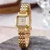 Reloj Pequeño Cuadrado Nuevo para Mujer, Esfera de Nácar, Nicho de Moda, Lujo Ligero, Temperamento Estudiante, Estilo de Gama Alta, Estilo Popular