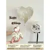 Accesorios para Fotos de Luna Llena de Bebé 100 Días Arreglo Decoración de Escena de Bebé Globos 100 Niños y Niñas Sentido Ritual 30 Días