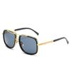 Tijia gafas de sol de montura grande de doble varilla tendencia europea y americana gafas de sol de montura gruesa moda Playa exterior calle gafas al por mayor