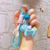 Chaveiro Original de Resina Fofo em Formato de Coração de Pônei com Sino, Pingente de Bolsa Feminino, Presente de Ano Novo do Ano do Cavalo