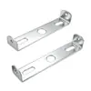 Juego de hebillas de doble línea para candelabros de montaje en pared, soporte de espejo transversal en forma de U, placa de techo con correa trasera de Amazon, panel colgante de viga en I semihueca