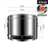 Olla Multifuncional para Cocinar Fideos de Acero Inoxidable, Olla para Dumplings de Negocio de Fideos, Olla para Sopa de Carnes Estofadas, Olla Caliente Picante, Estufa para Cocinar Oden