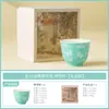 Caneca de Cerâmica Mestra Dança da Borboleta de Fábrica para Mulheres, Xícara de Chá Pessoal, Caneca de Chá, Xícara de Degustação, Conjunto de Chá para Uso Doméstico