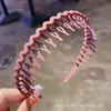 Nova Faixa de Cabelo Infantil Estilo Coreano Pequeno Fresco com Dentes Antiderrapante Acessório de Cabeça para Finalizar Franja e Cabelos Quebrados de Princesa