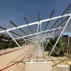 Fabricante de Suporte Fotovoltaico de Liga de Alumínio para Conjunto de Carport, Coluna e Viga de Estrutura de Carport Solar e Acessórios