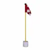Haste de Bandeira de Golfe Buraco Copa Campo de Treino Green de Putt Buraco de Bandeira Especial Copa de Buraco Conjunto de Haste de Bandeira de Aço Inoxidável Campo de Green de Putt
