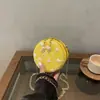 Bolso de mano de mujer de estilo coreano con perlas, diseño bordado simple chic transfronterizo, encaje de moda, bolso redondo de hombro elegante