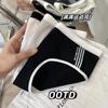 Ropa interior de algodón estilo japonés para niña, cómoda, deportiva, de tiro bajo, tipo funda sin costuras, transpirable, con entrepierna de algodón antibacteriano