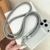 Corrente de celular estilo Ins Chrome Hearts, cordão de celular para usar na transversal, fio de celular, alça elástica anti-perda