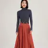 Suéter de Cuello Alto Base para Mujer 2025 Nuevo Otoño e Invierno Manga Larga Ajustado Top de Punto de Cachemir