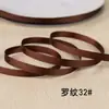 Cinta de Tejido Nervado Fina de 0.6 cm, Cinta Nervada Colorida de Alta Densidad, Accesorios para Bordes de Prendas, Cinta al por Mayor en Stock