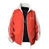 Nova Jaqueta Reversível com Gola Alta para Homens, Nova Jaqueta Casual Tendência Estilo Americano Cool para Primavera e Outono, Marca, Roupa para Casal para Homens