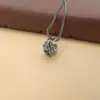 Colgante de Tigre de Plata de Ley S925 vintage retro lindo colgante de cadena para suéter de tigre colgante de llave femenina año del zodiaco