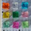 Novo Produto Cubo de Gelo Artificial Transparente Miniatura Resina Brinquedo de Comida Popular Mini Comida Joias Acessórios DIY Enfeites