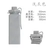 Taza de Agua Plegable de Silicona Transfronteriza Portátil para Exteriores Retráctil Asa Deportiva Botella de Agua con Diamantes Tetera