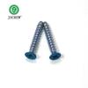 Venta Directa de Fábrica Marca Jinye Tornillos Autorroscantes de Cabeza Avellanada Phillips de Alta Resistencia Zinc Azul M4 * 25 Gran Cantidad y Excelente Precio