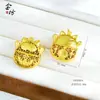Colgante de Gato de la Suerte Calado de Colores con Carácter de Fortuna, Colgante Lindo de Gatito Chapado en Cobre Dorado, Accesorio Exquisito de Alta Gama