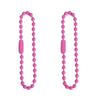 Cadena de metal de 12 cm con cuentas de color caramelo, accesorios de joyería para hacer tú mismo, etiqueta, cadena de cuentas, llavero, colgante, material