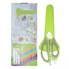 Tijeras Domésticas Personalizadas, Tijeras Desmontables para Alimentos, Tijeras Magnéticas de Cocina, Tijeras Acrílicas Rojas de Acero Inoxidable para Refrigerador