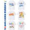 Uniforme Personalizado para Formatura do Ensino Fundamental Camiseta para Festa Esportiva de Verão da Sexta Série Manga Curta DIY Camisa Cultural Infantil para Jardim de Infância